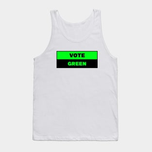 Vote Green Tank Top